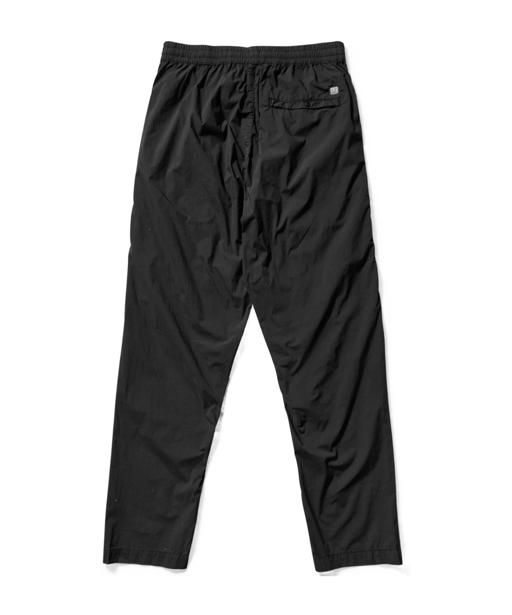 C.p. Company Slim-leg Stretch-cotton Cargo Trousers In Black