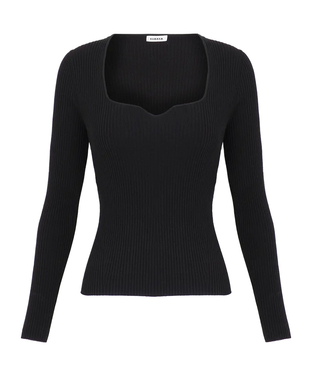 P.A.R.O.S.H SQUARE-NECK SWEATER
