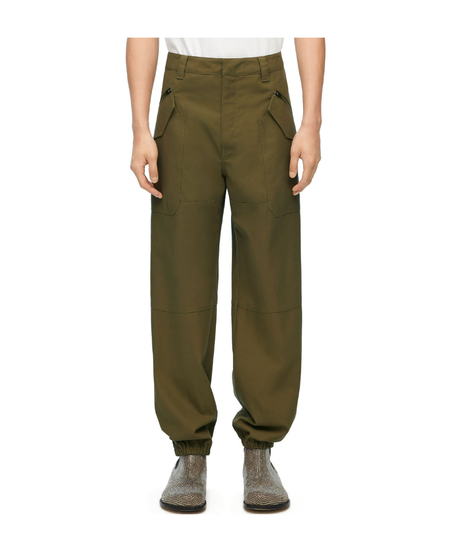 LOEWE LOEWE ZIP-DETAILED CARGO TROUSERS 