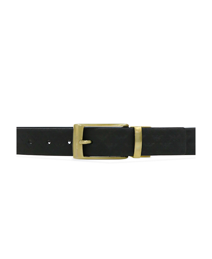 EMPORIO ARMANI LOGO EMBOSSED BELT