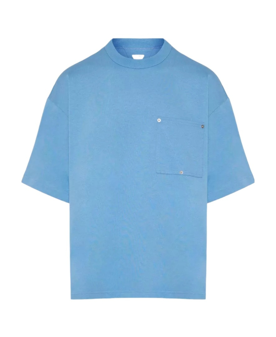 Bottega Veneta Admiral Blue Cotton T-shirt In Blue