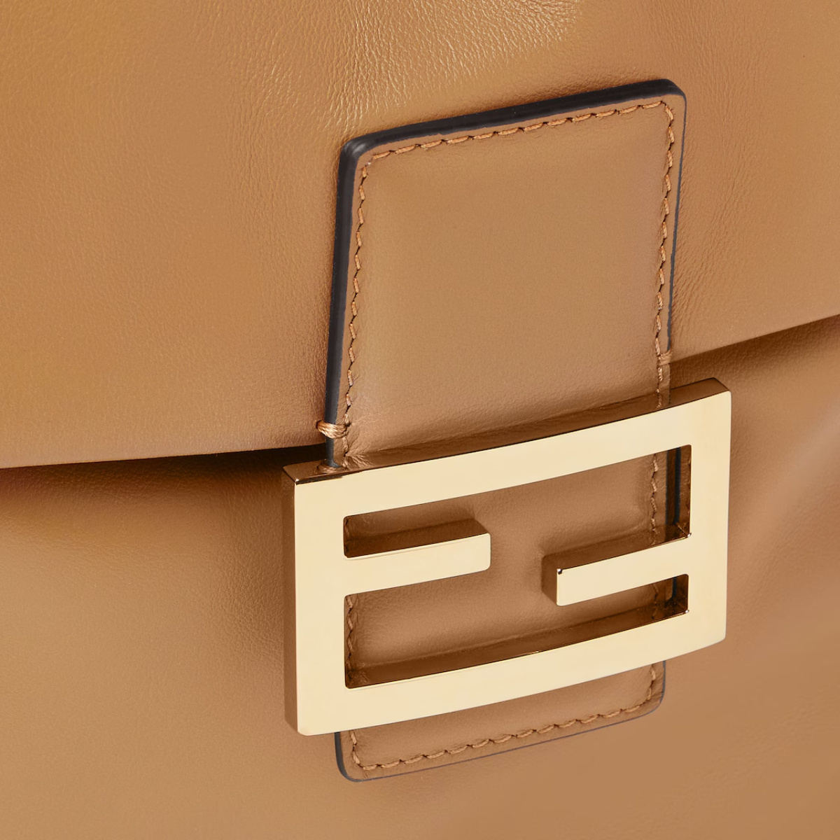 Fendi Backpack Cappuccino Brown Leather Backpack In Brown