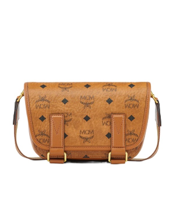 Mcm Aren Mini Shoulder Bag In Brown