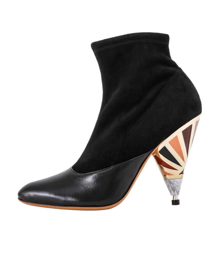 Givenchy Round Head Boot In Black