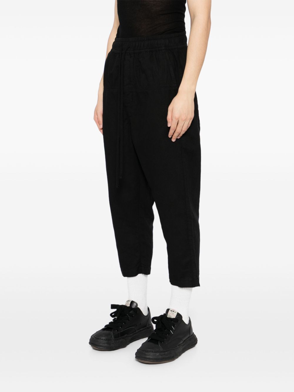 Thom Krom Elasticated Waistband Track Pants In Black