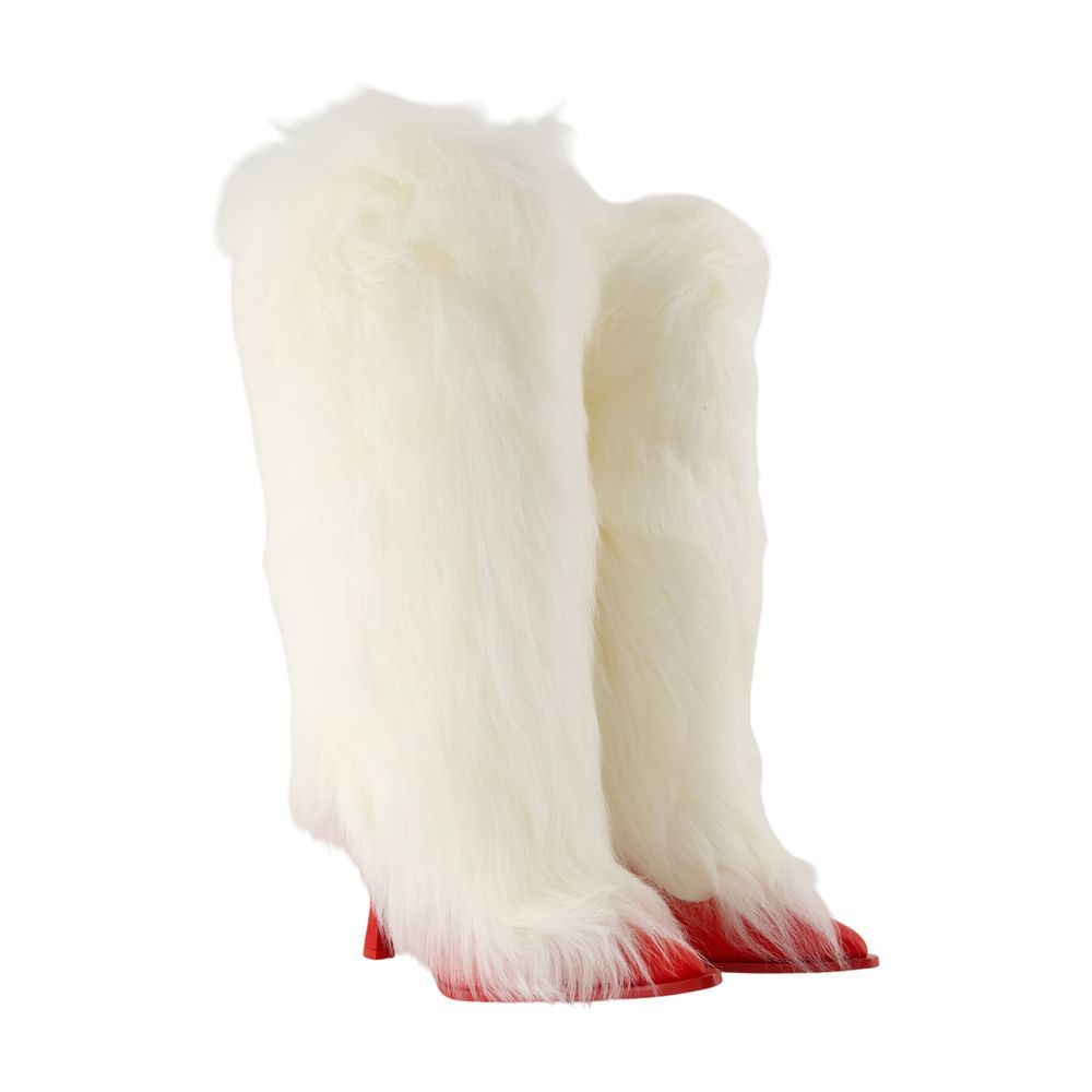Ugg X Ambush Pointed-toe Heeled Boots In White
