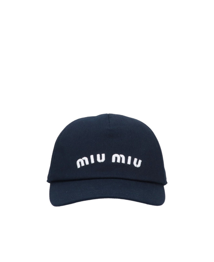 Miu Miu Drill Baseball Cap In Multi