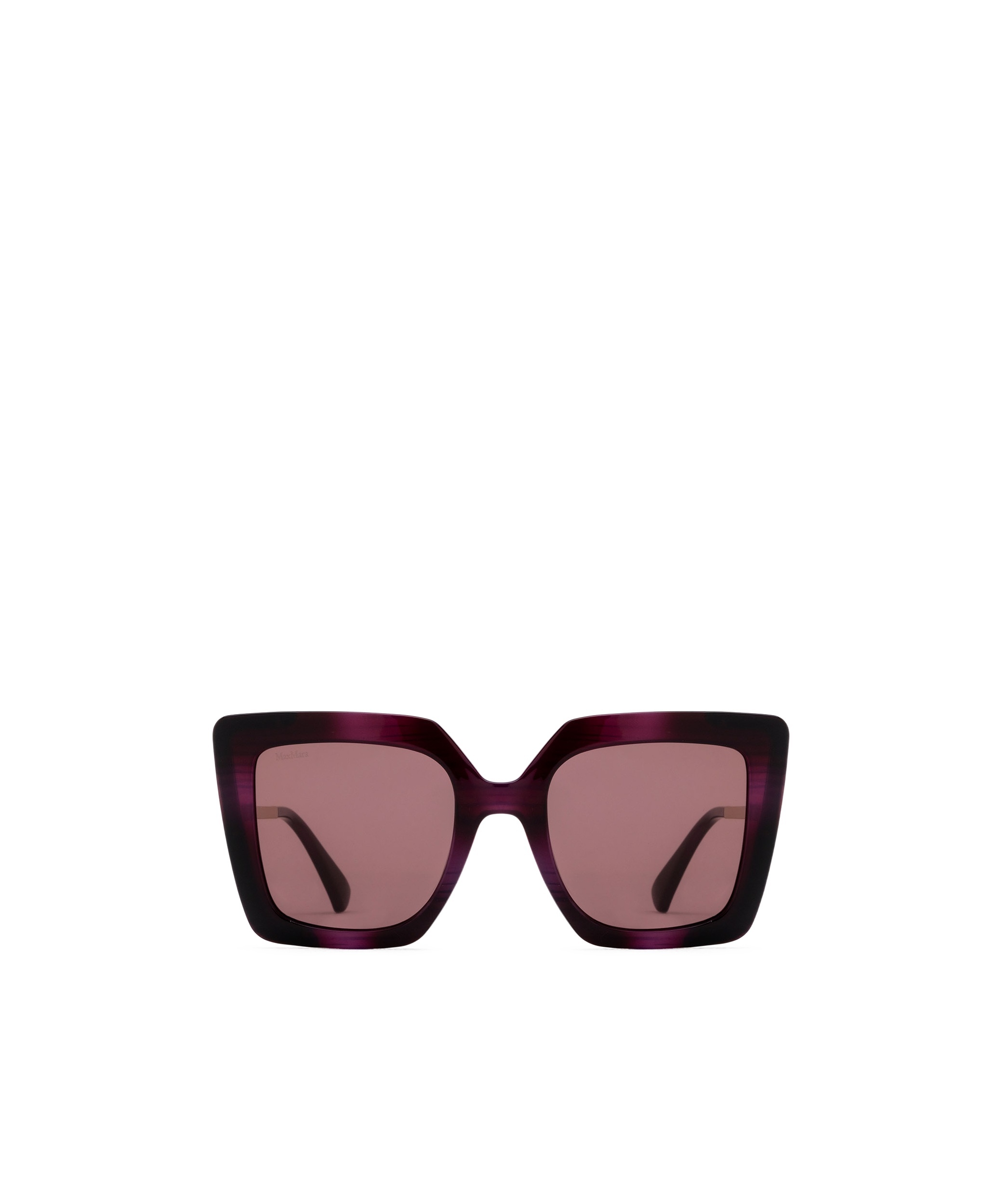 Max Mara Rectangular Sunglasses In Brown