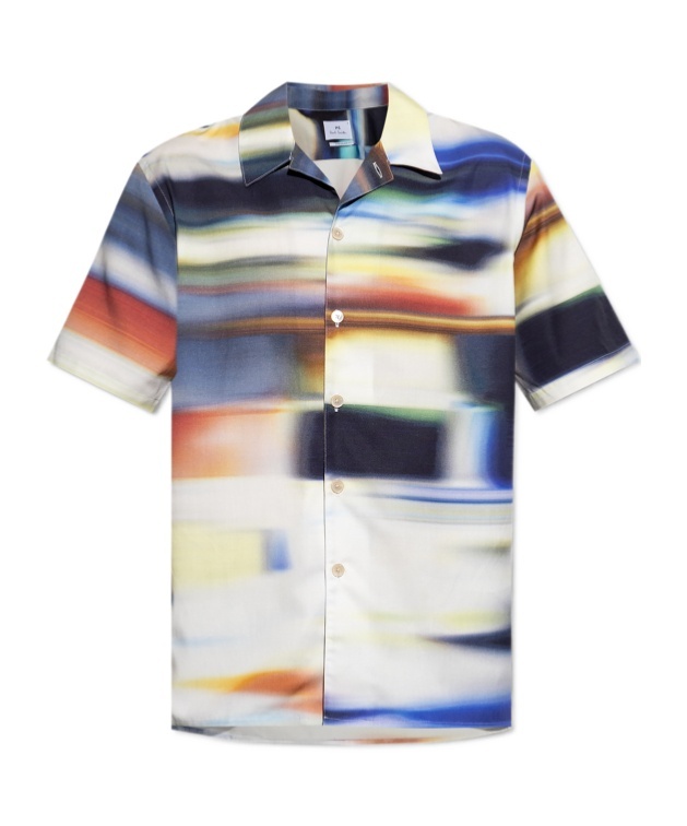 Ps By Paul Smith Ps Paul Smith Bowling Shirt In Multicolor