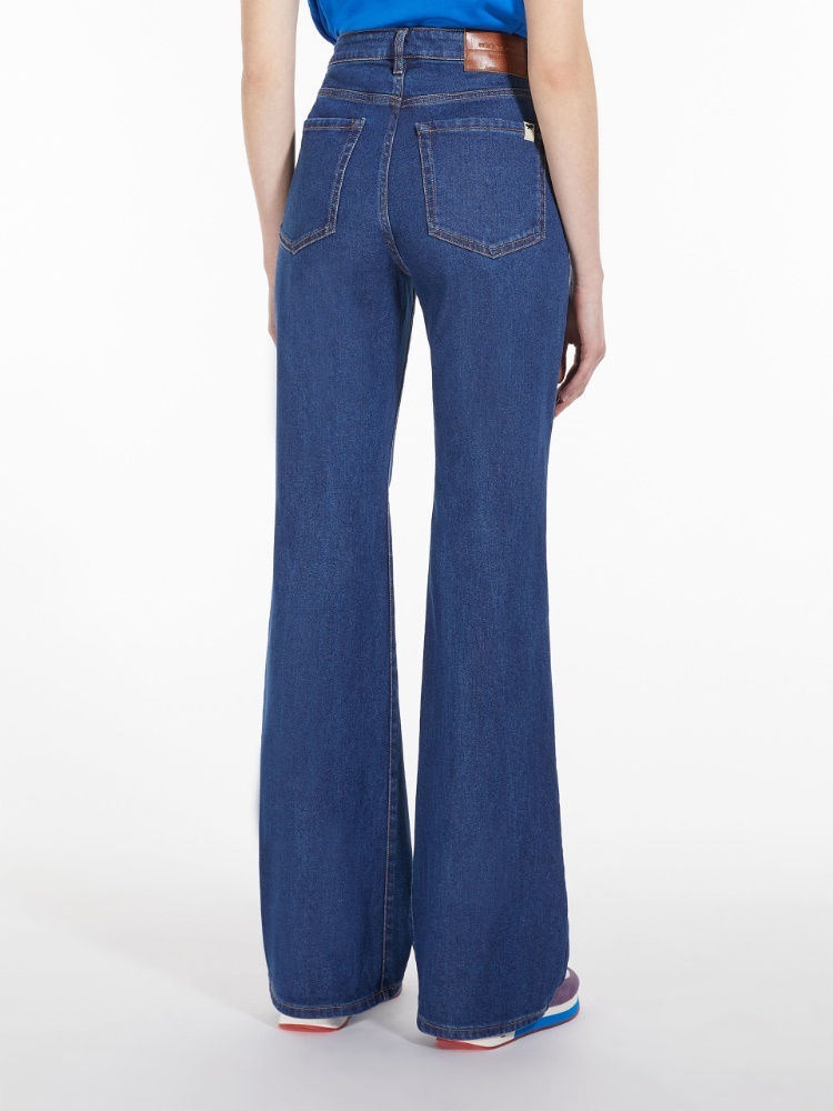 Weekend Max Mara Flared Jeans In Blue