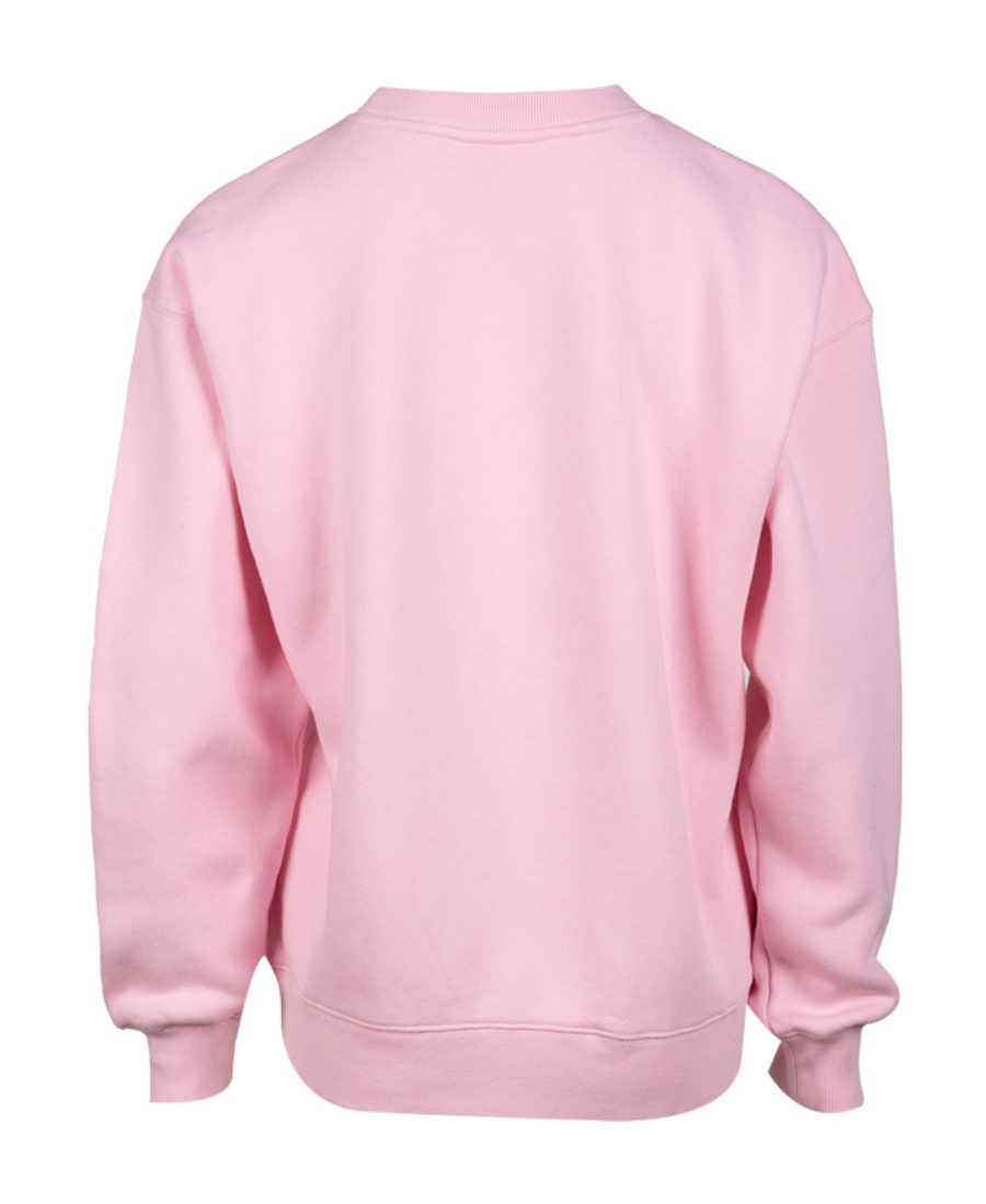 Shop Maison Kitsuné Logo Logo Hoodie In Pink