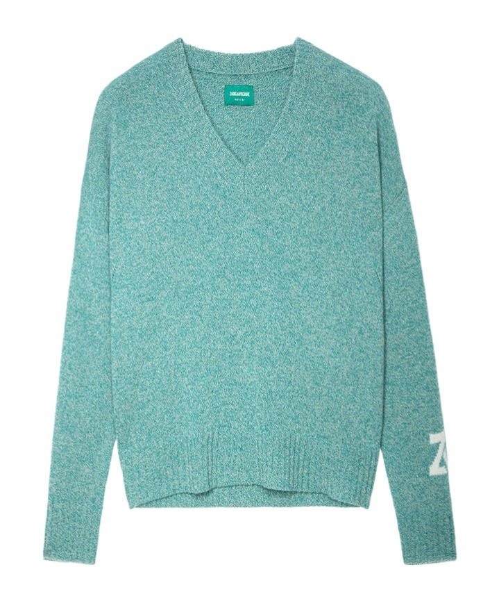 Zadig & Voltaire V-neck Sweater In Blue