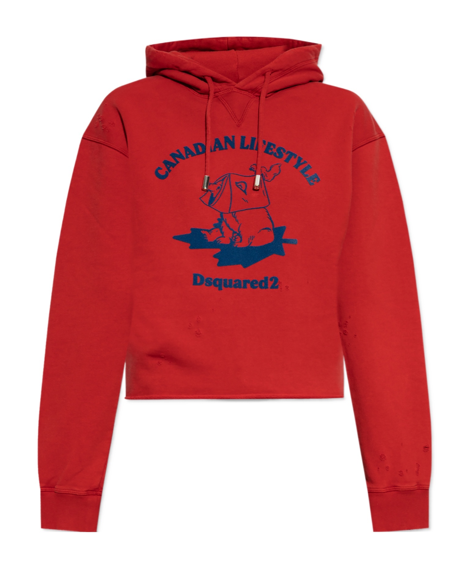 Dsquared2 Long-sleeved Sweater In Red