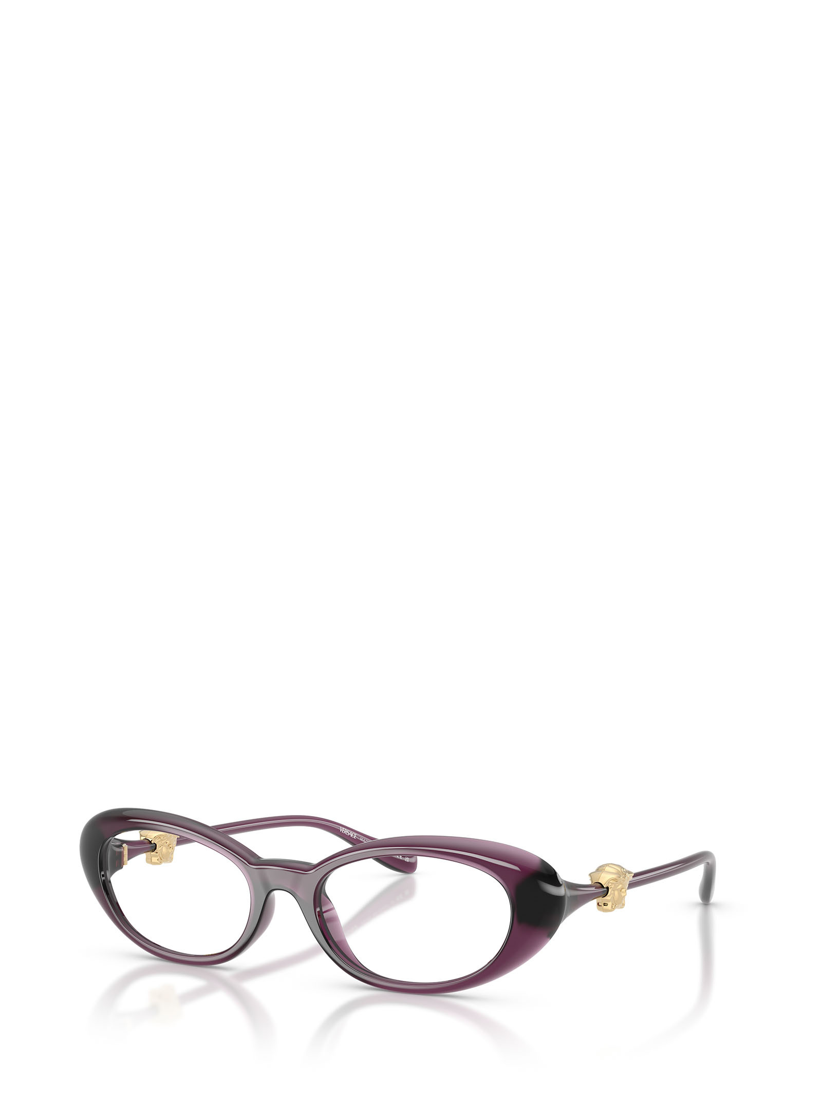 Versace Full-frame Plain Mirror In Burgundy