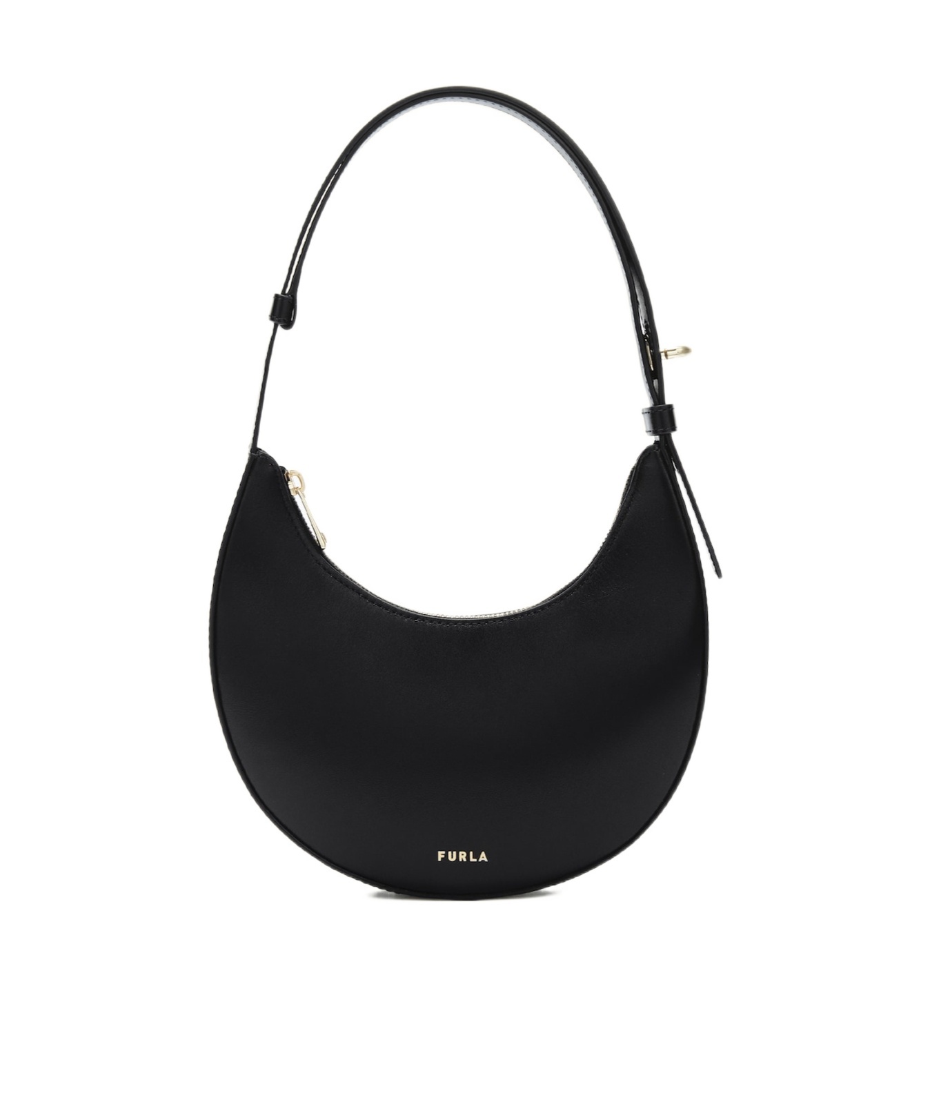 Furla Delizia Mini Bag Nero Black Soft Calf Leather Woman