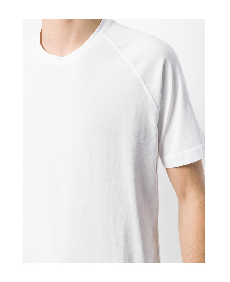 Shop Aspesi Crew Neck T-shirt In White