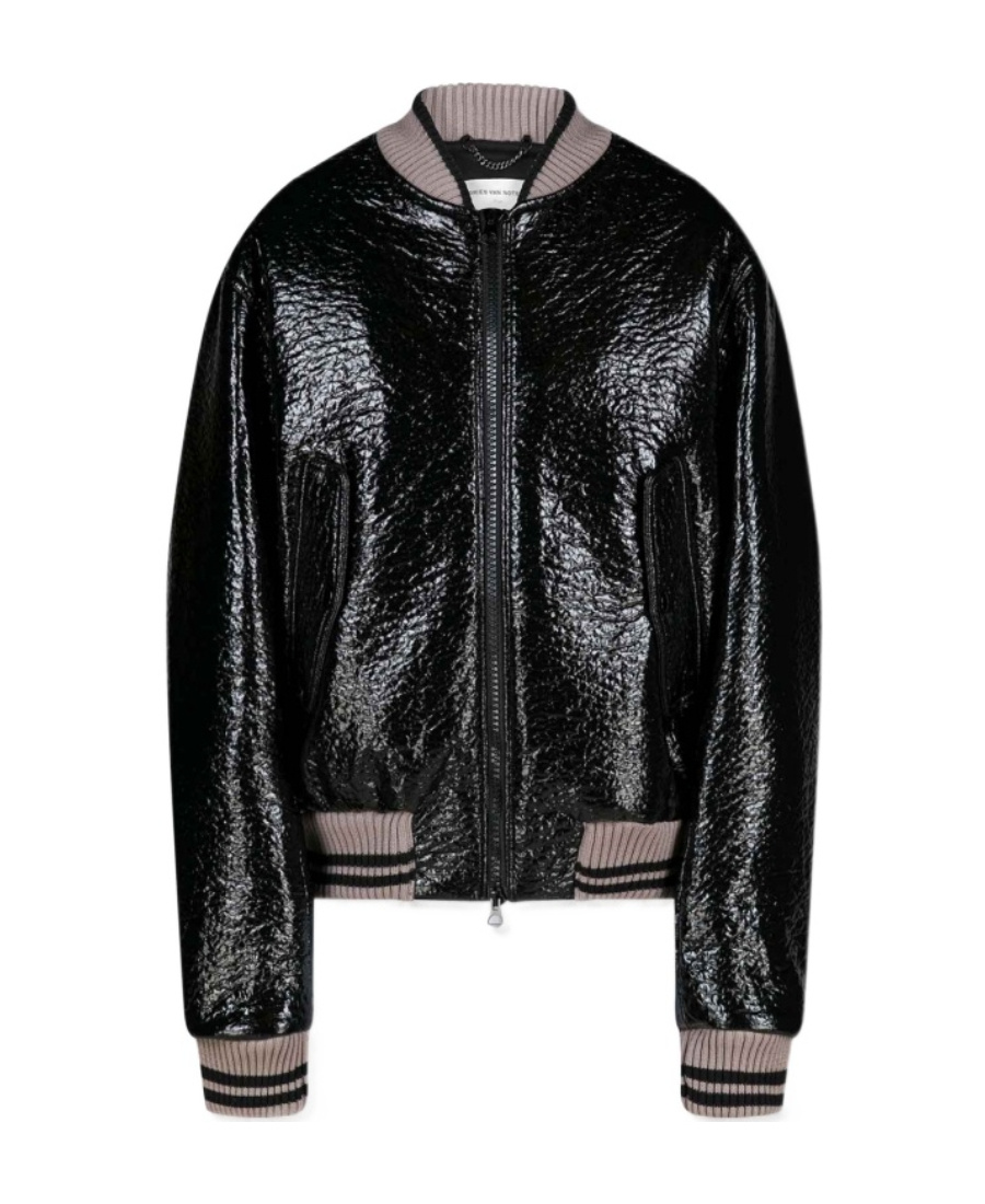 Dries Van Noten Long-sleeved Casual Jacket In Black