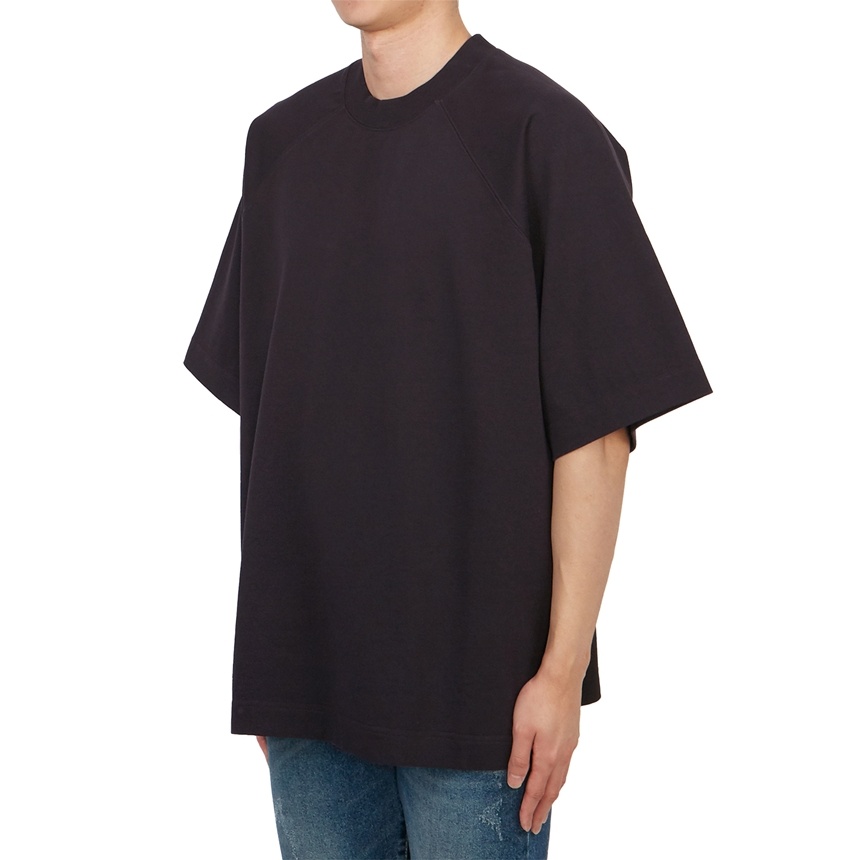 Studio Nicholson Crew Neck Oversized Fit Short Sleeves T-shirt In Black