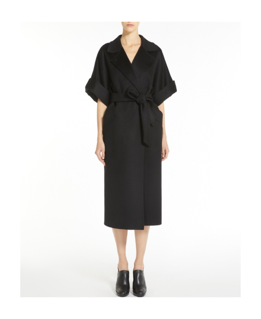 Max Mara Cashmere Coat In Black
