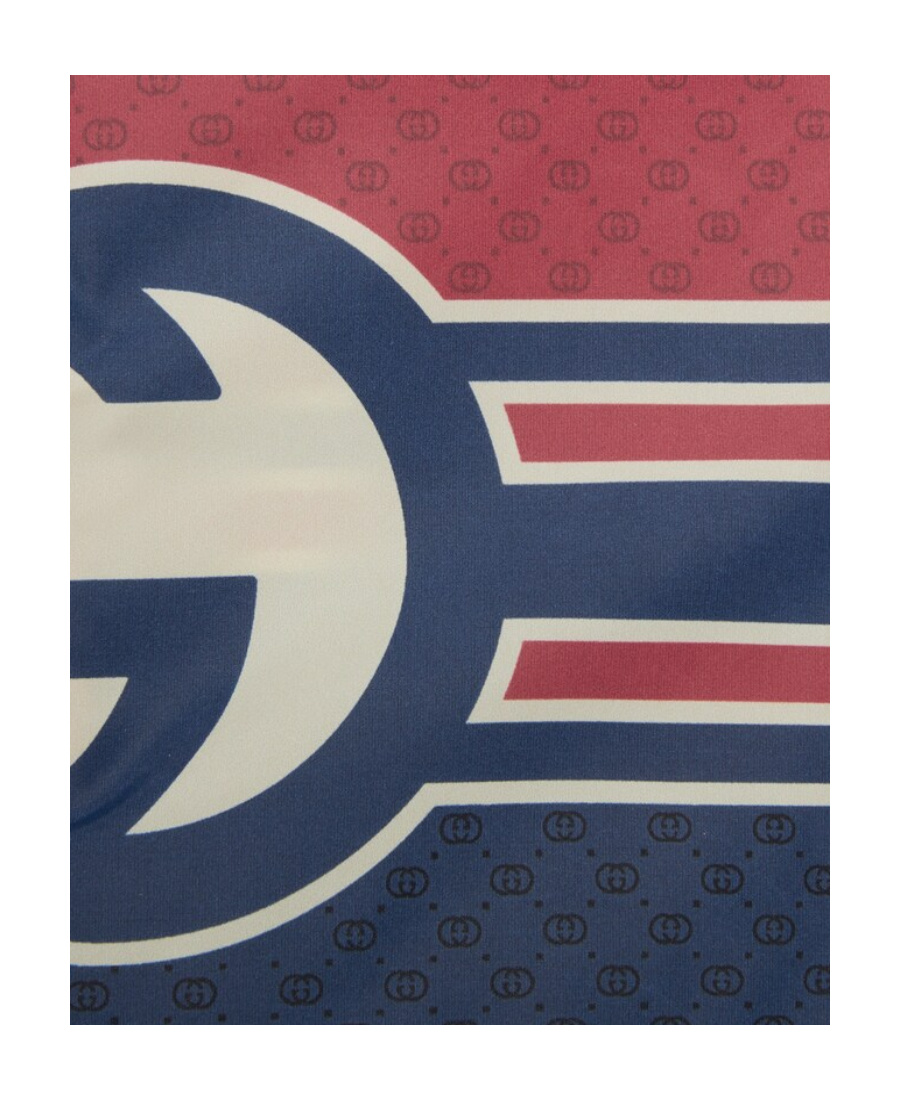 Gucci Interlocking G Print Jacket In Blue