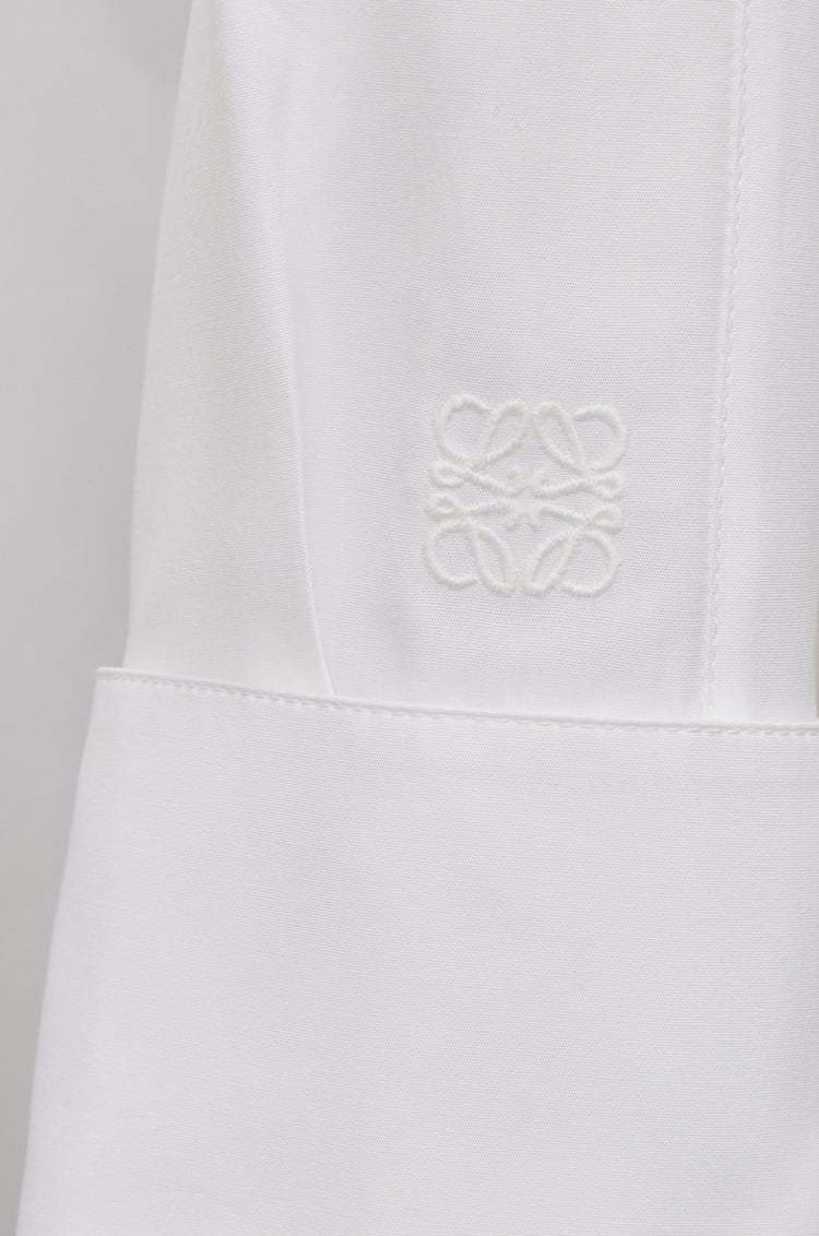 Loewe Lapel Long-sleeved Shirt In White