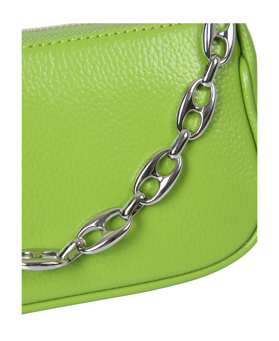 By Far Mini Rachel Leather Shoulder Bag In Multi