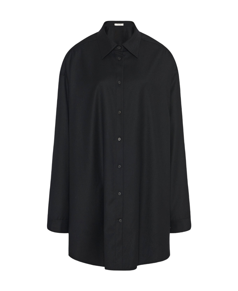 The Row Button Shirt In Black