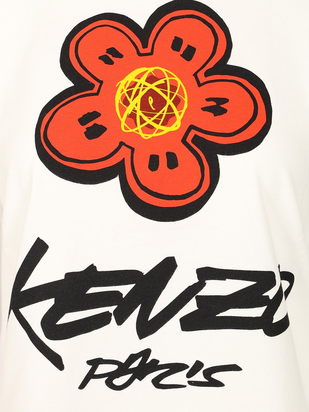 Kenzo Boke-flower Paris T-shirt In White