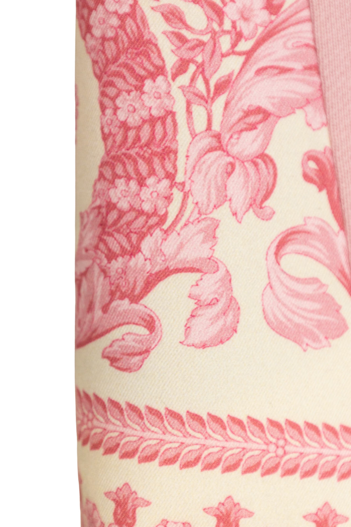 Versace Short Sleeve Dress In Pink