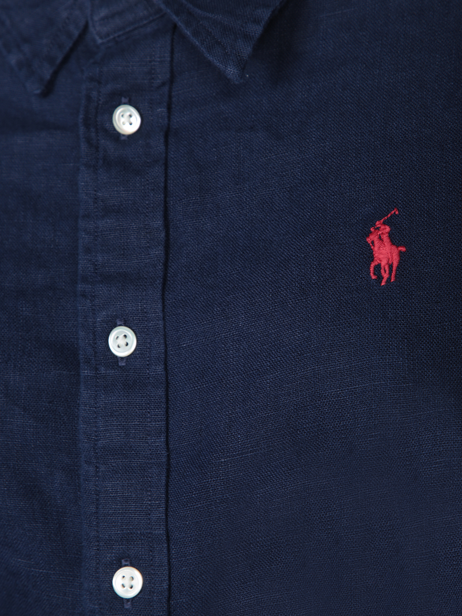 Polo Ralph Lauren Button-down Belted Shirtdress In Blue