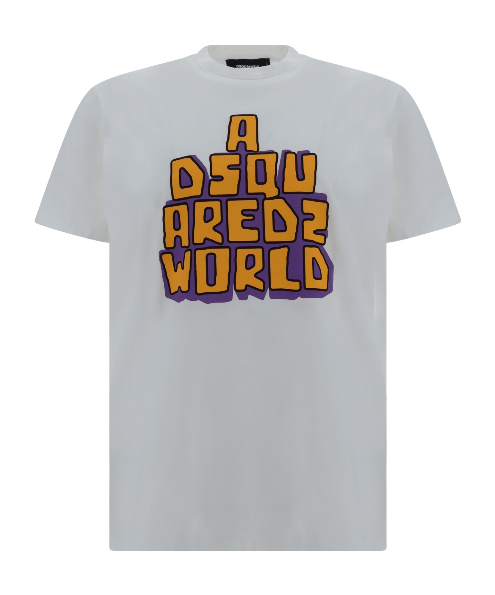 Dsquared2 Dsquared White Cotton T Shirt In Gray
