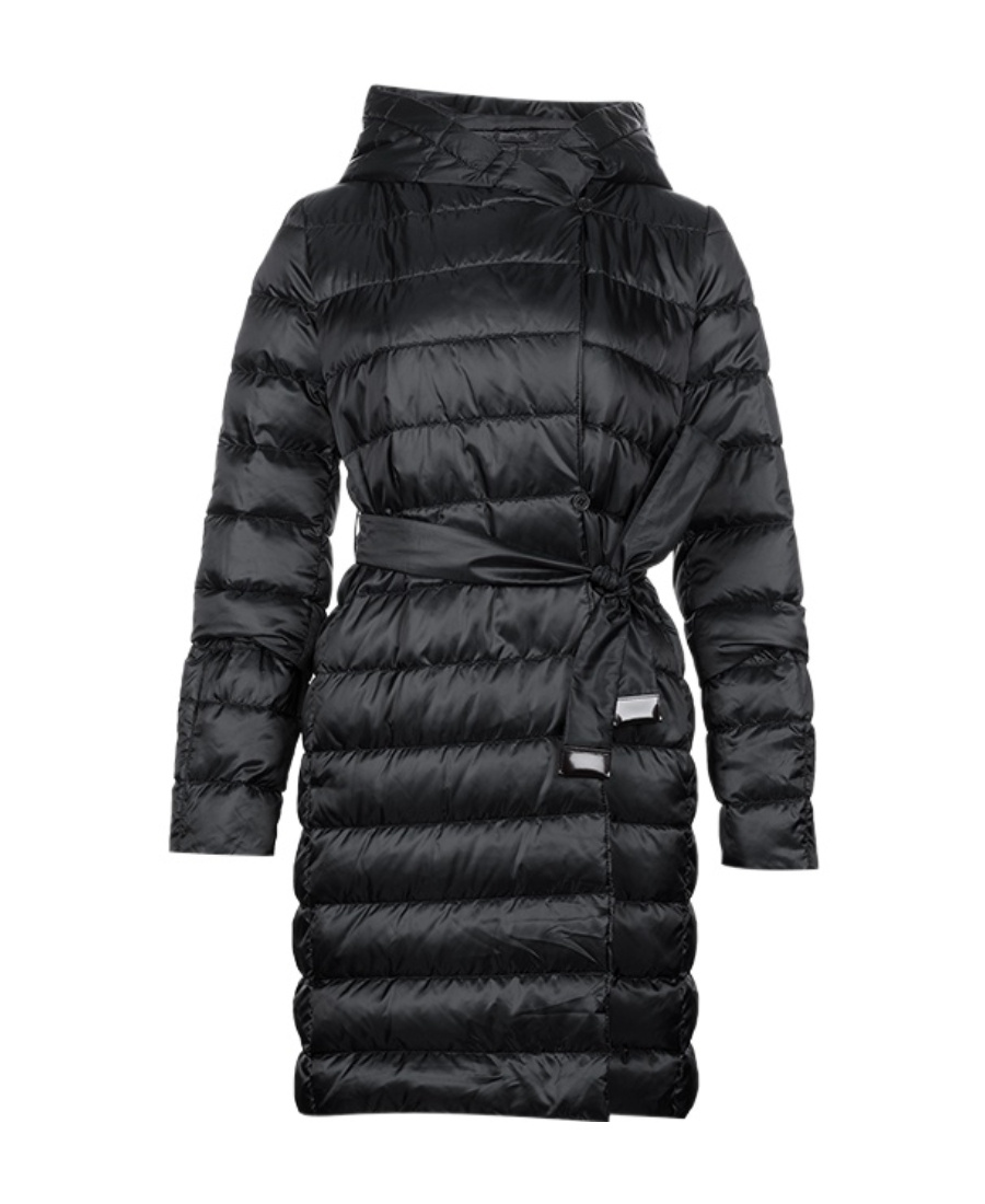 Max Mara Hooded And Sewn Cotton Clothes In Black