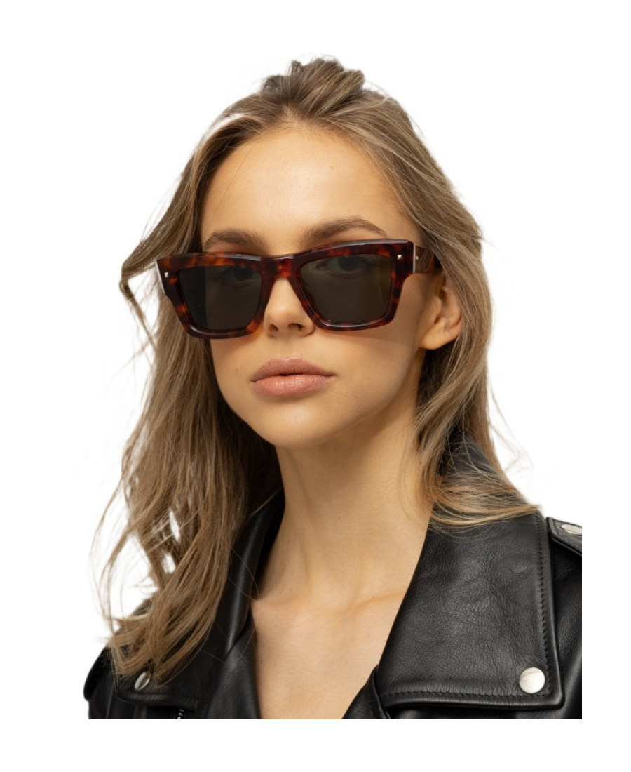 Valentino Eyewear Square Frame Sunglasses In Green