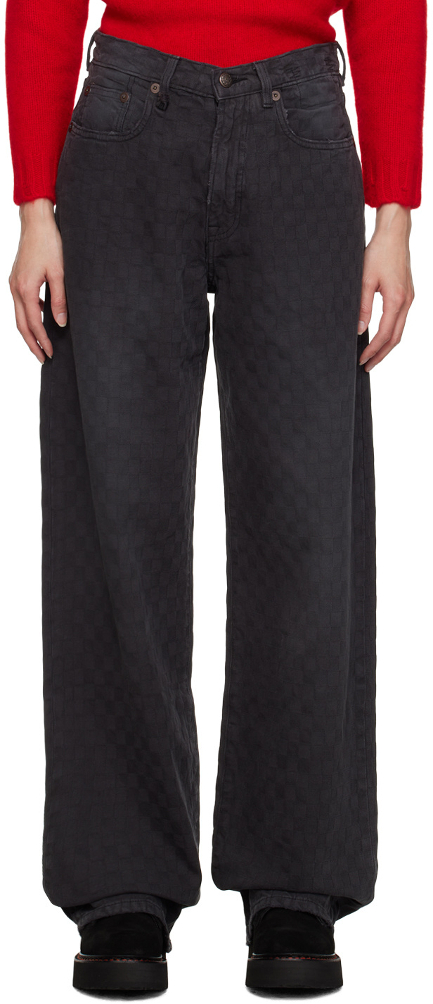 R13 D'arcy Jeans In Black