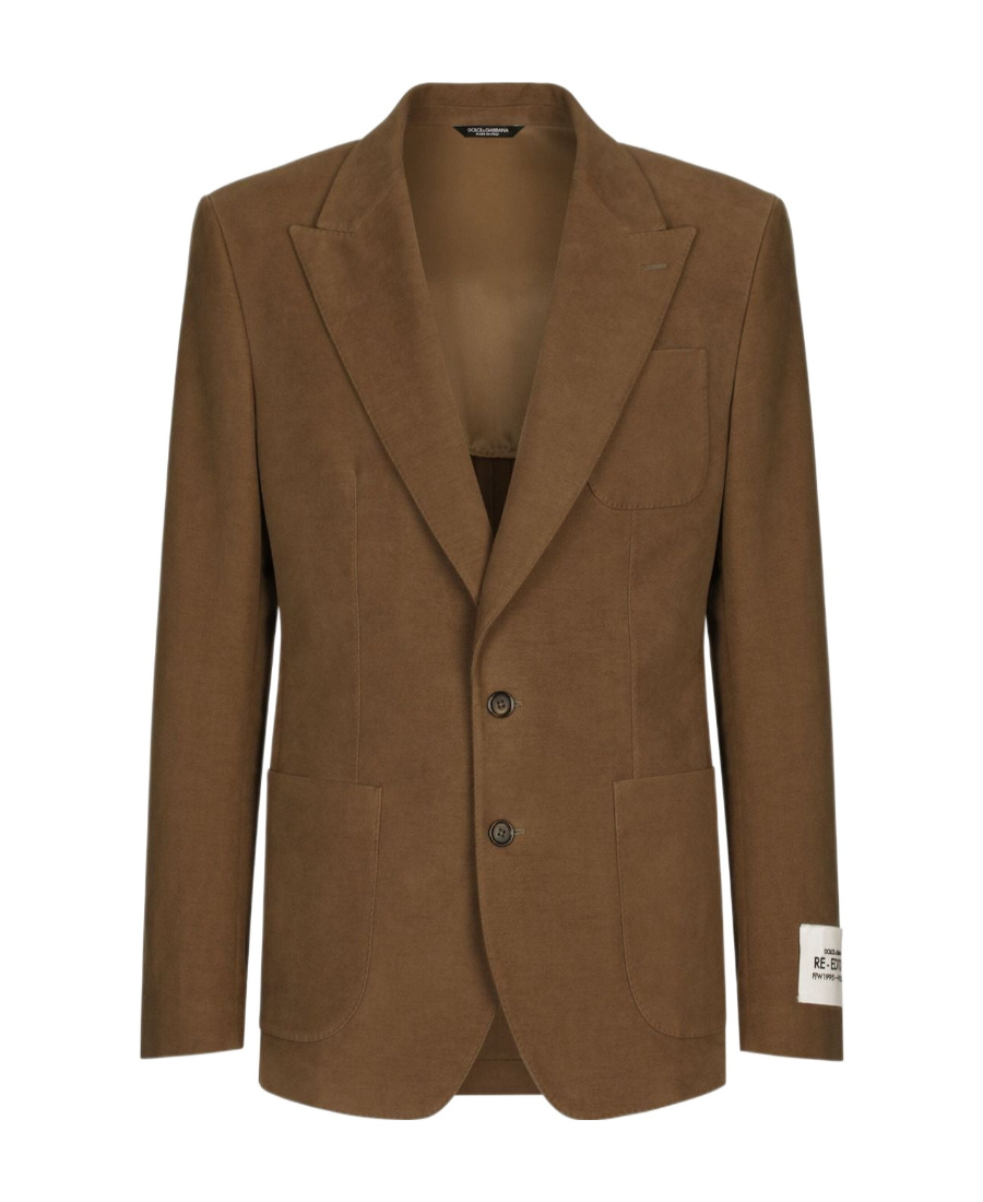 Shop Dolce & Gabbana Single-breasted Suit Jacket In Green