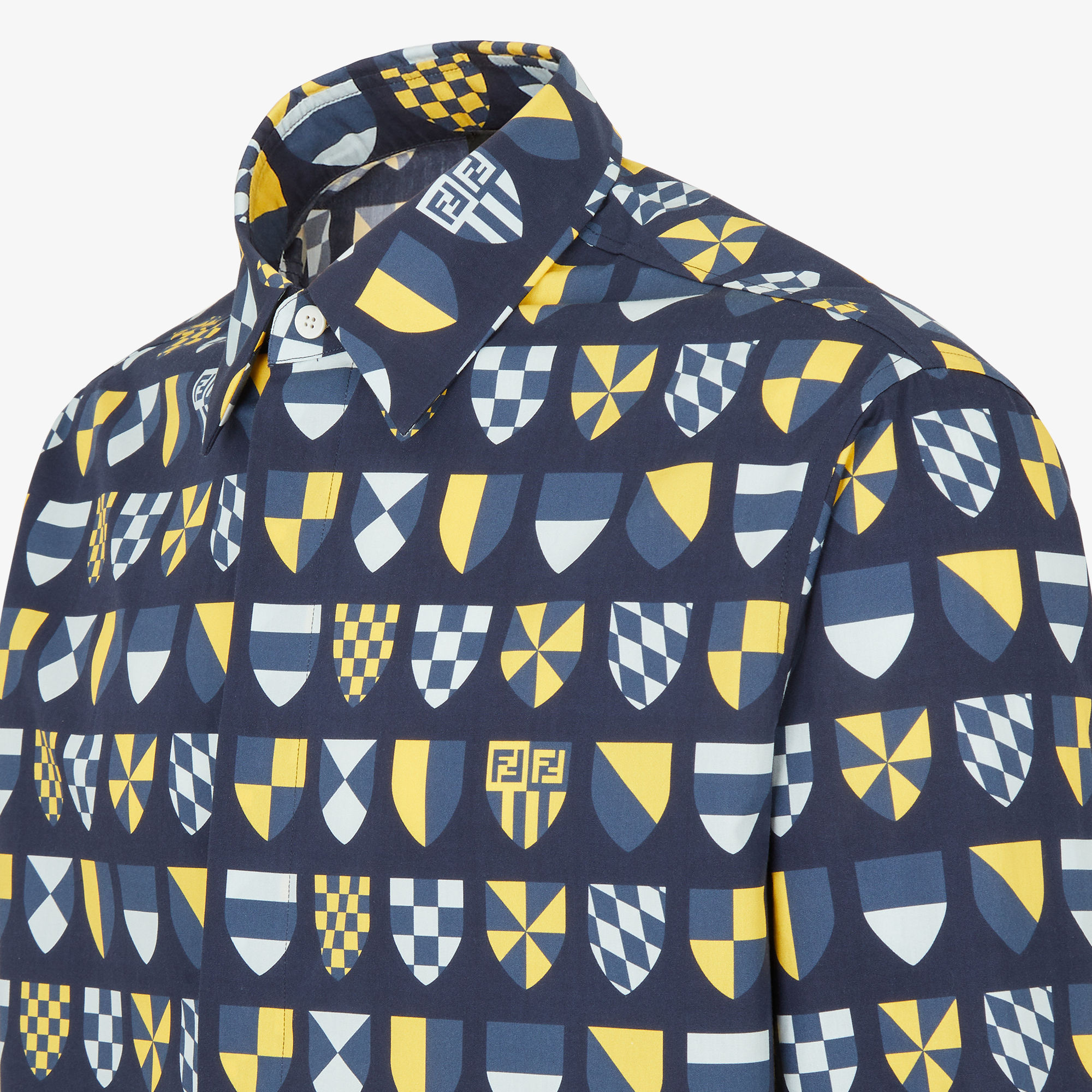 Fendi Shirt With Banners In Multi