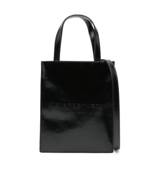 Alexander Wang Small Pinch Leather Tote Bag In Black
