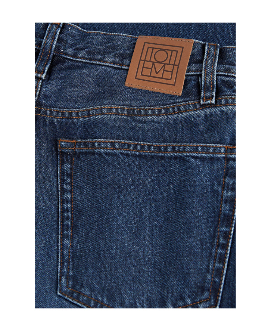 Totême Classic Cut Straight-leg Jeans In Blue