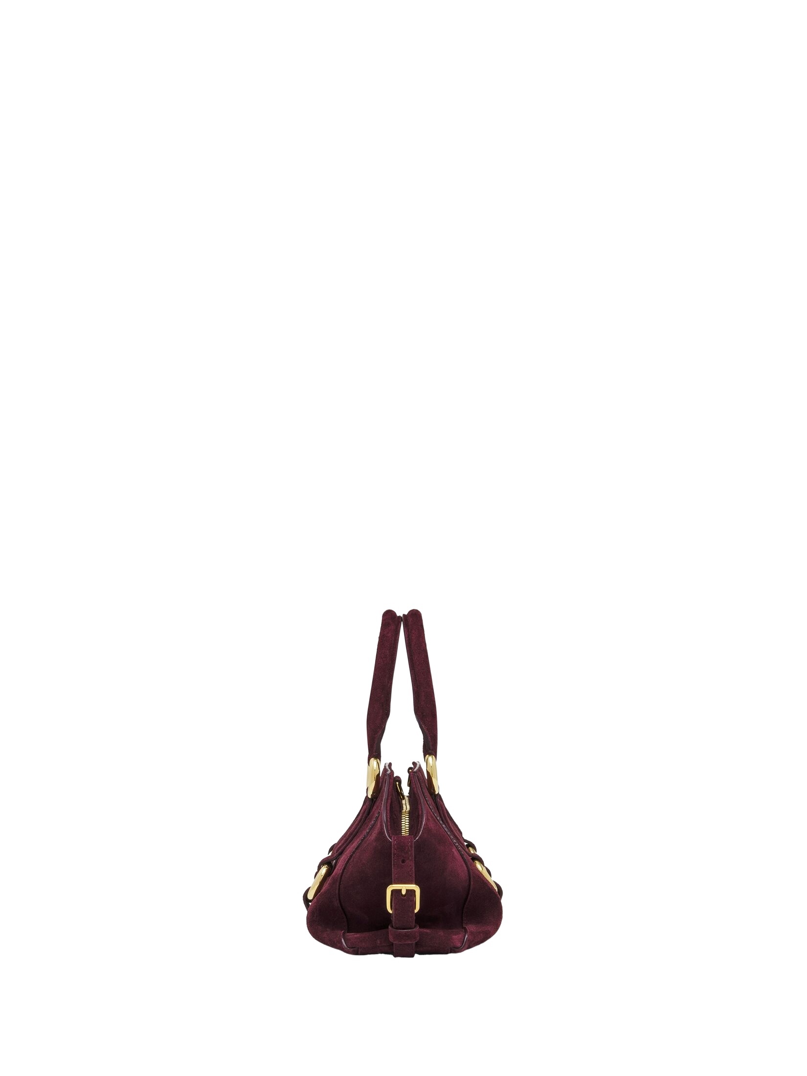 Alexander Mcqueen Women's Farringdon Small Bag In Oxblood In Red