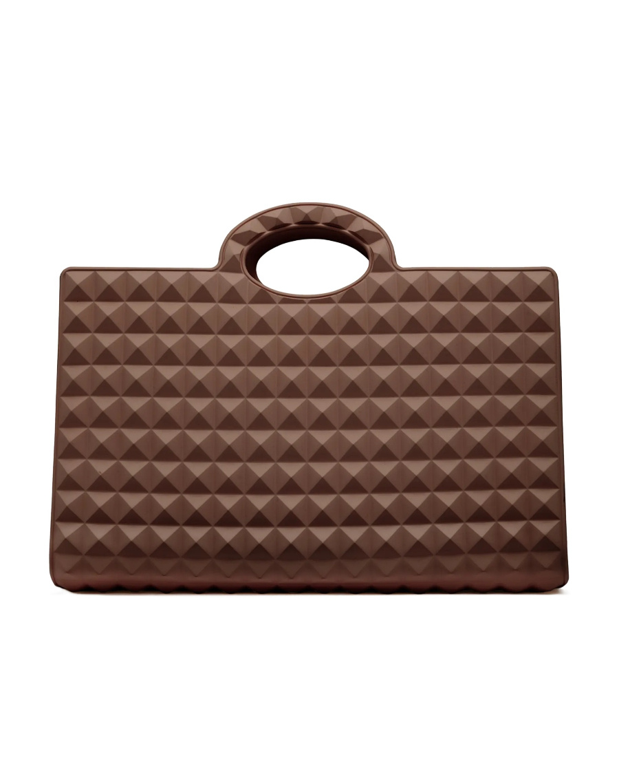 Valentino Le Troisième Shopping Tote Bag In Brown