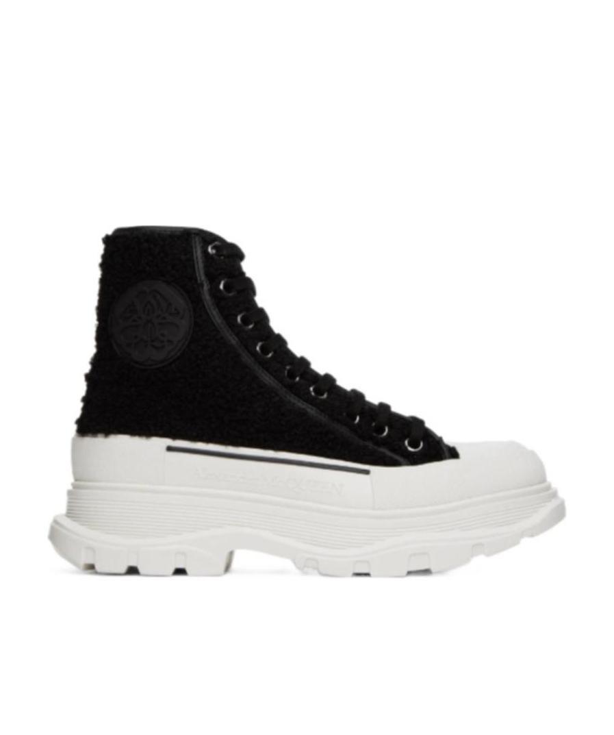 Alexander Mcqueen High-top Leisure Sneakers In Black