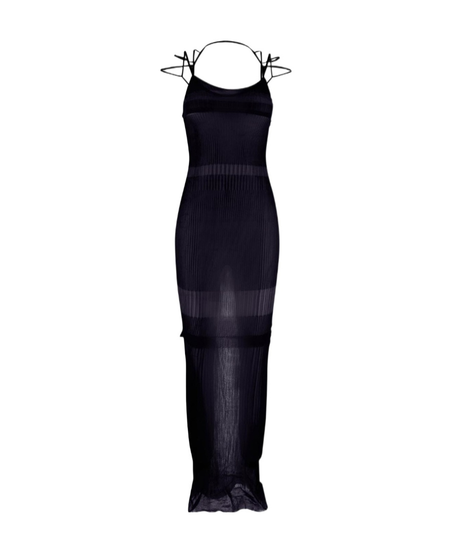 Jacquemus La Robe Sognu In Black