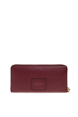 Marc Jacobs Zip Wallet In Red