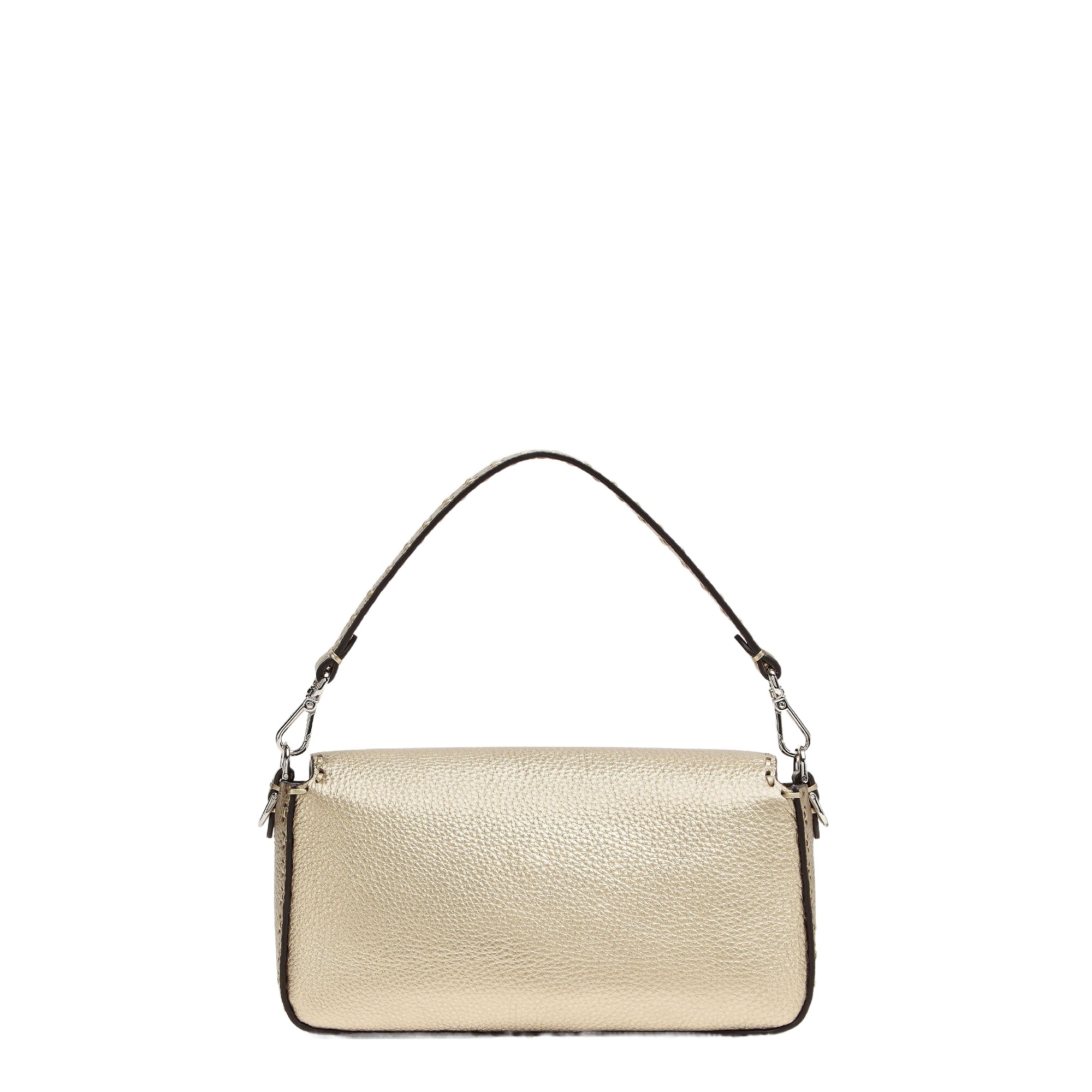 Fendi Women Champagne-coloured Medium Baguette Bag In Nude