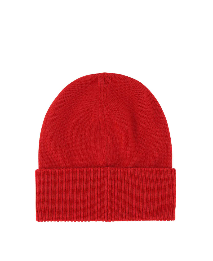 Valentino Vlogo Signature Wool Beanie In Red