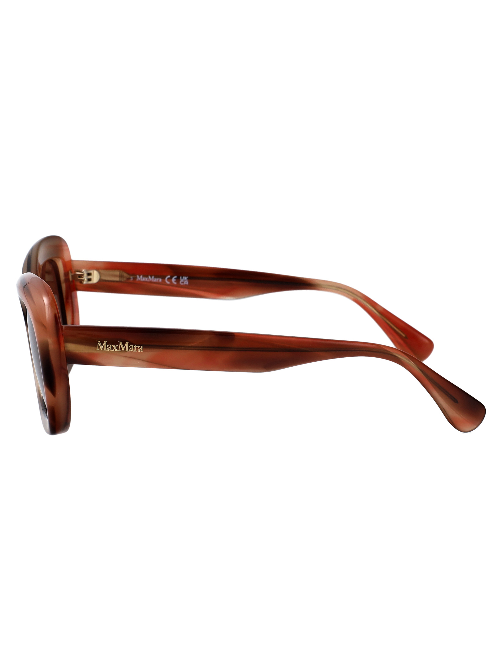 Max Mara Full-frame Sunglasses In Brown