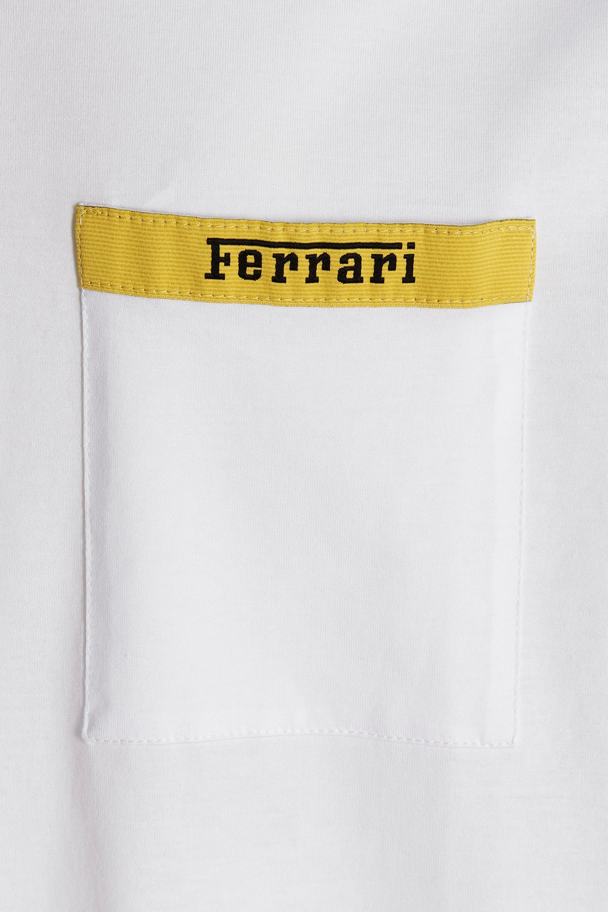 Ferrari Logo-print T-shirt In White
