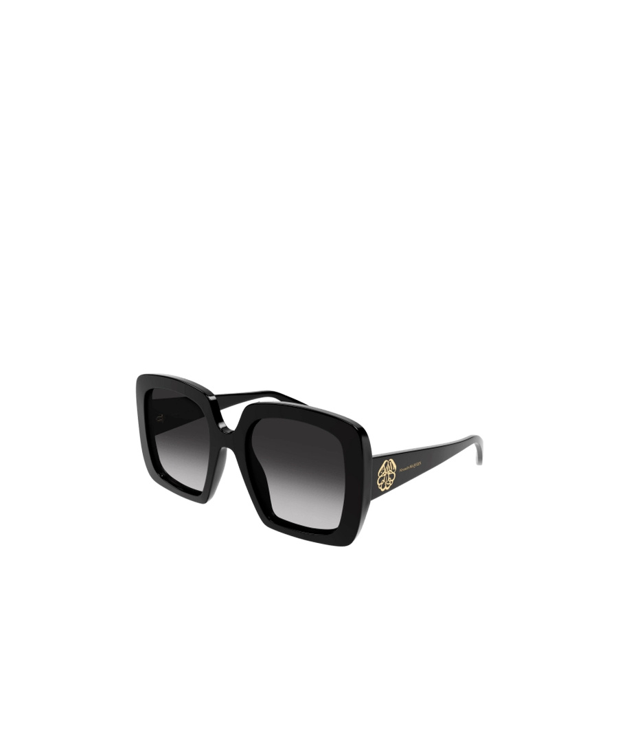 Alexander Mcqueen Eyewear Squared Oversized Frame Sunglasses In Black
