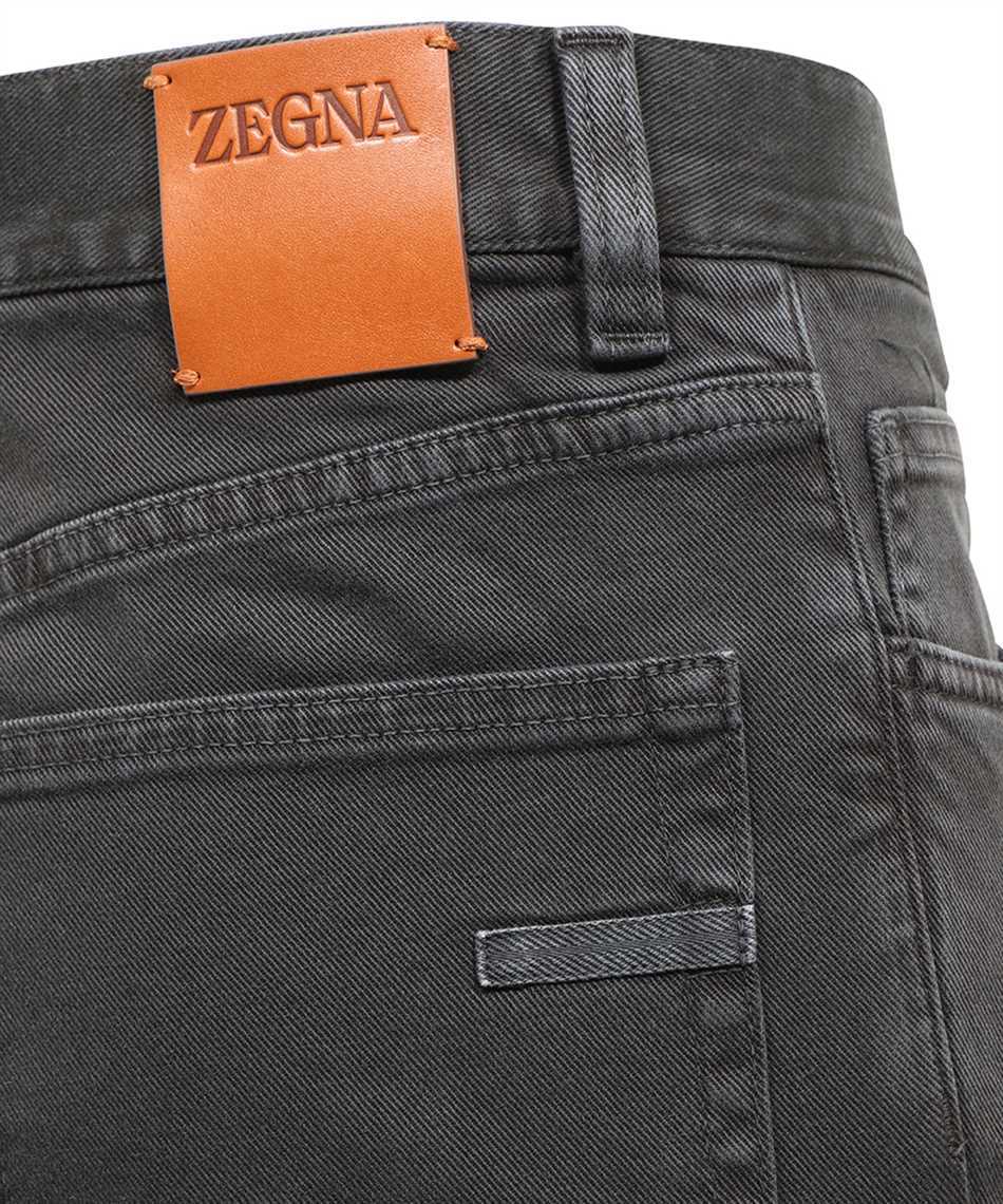 Shop Zegna Belt Loop Jeans In Black