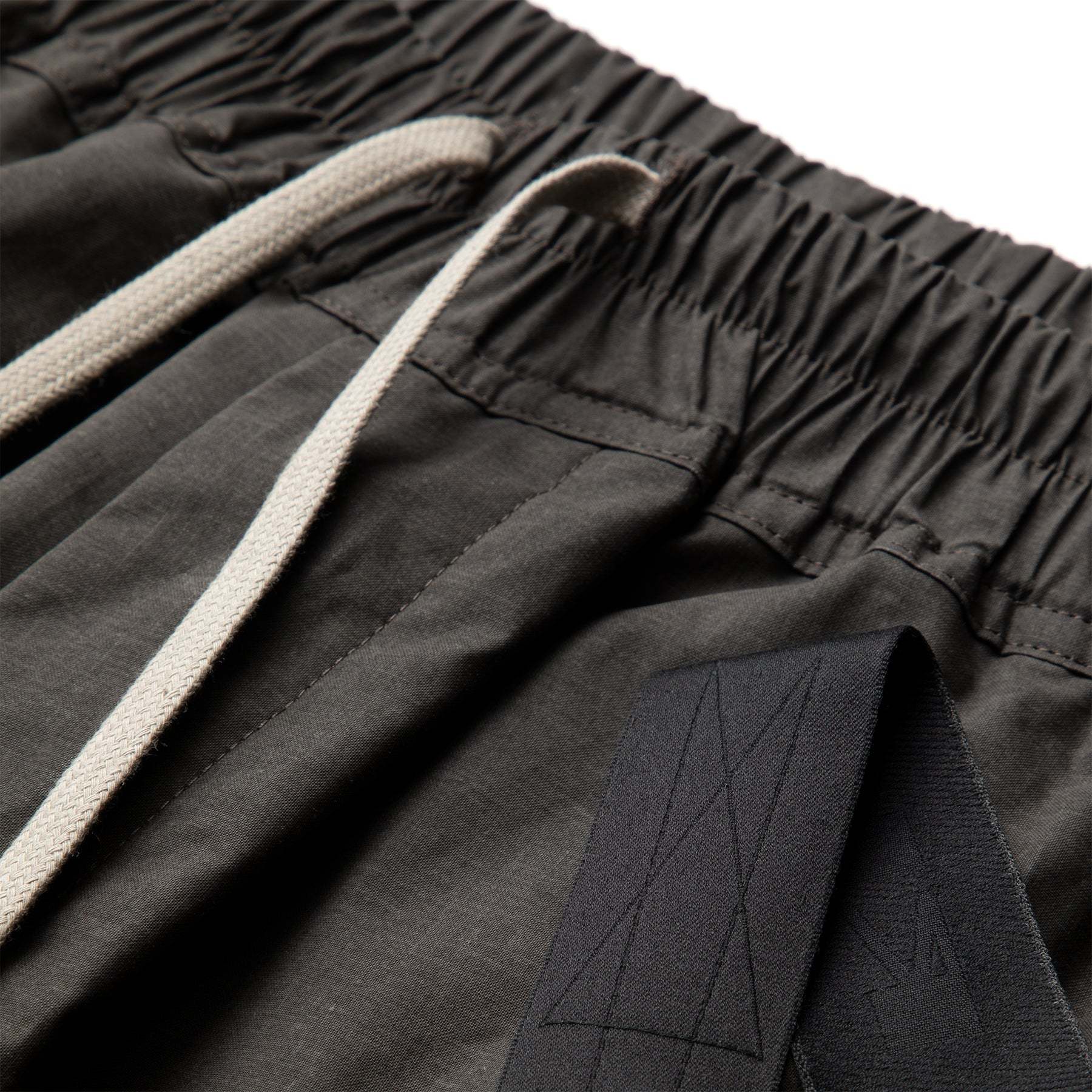 Rick Owens Drkshdw Drawstring Casual Trousers In Black